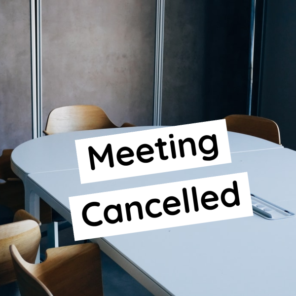 Meeting Cancelled Image